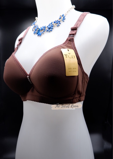 TALLY BRA BH 5130 | TANPA KAWAT | CUP C | BUSA TIPIS | SIZE 36-42