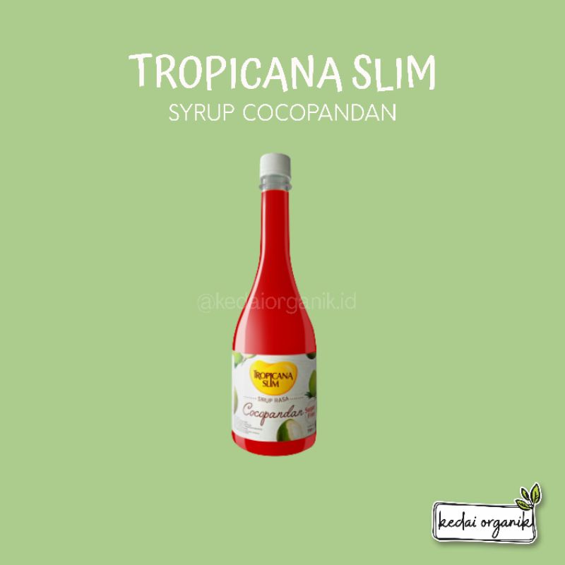 

Tropicana Slim Syrup Cocopandan 750ml