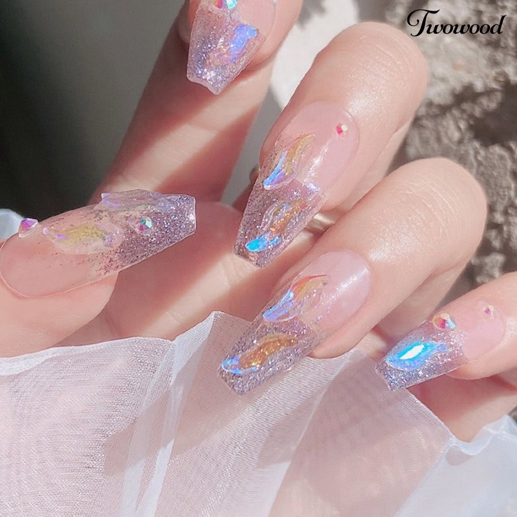 Berlian Imitasi Bentuk Irregular Untuk Dekorasi Nail Art