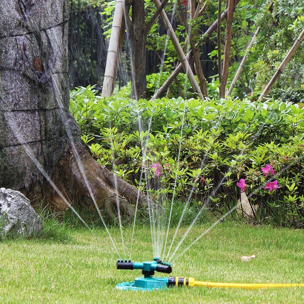 Solighter Alat Penyiram Air Putar Rumput Lingkaran Dasar Pertanian Penyiram Irigasi Taman