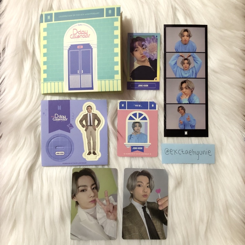 [BOOKED] JUNGKOOK FESTA CALENDAR MEMBER SET (d2, d3, d4, d6, d7, d8, d9) BTS PC PHOTOCARD JK NAMJOON