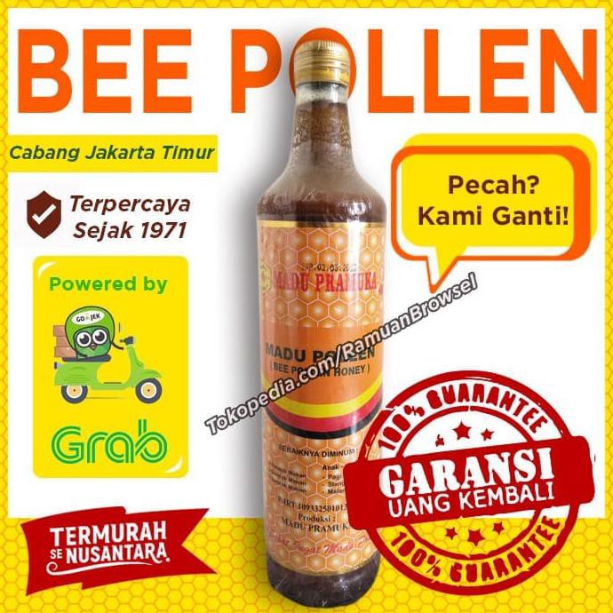 

Madu Pramuka Bee Pollen 650 ml (Madu Pramuka Alami)