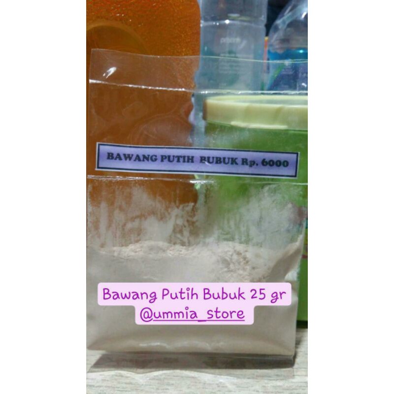 

BAWANG PUTIH BUBUK 25 GR