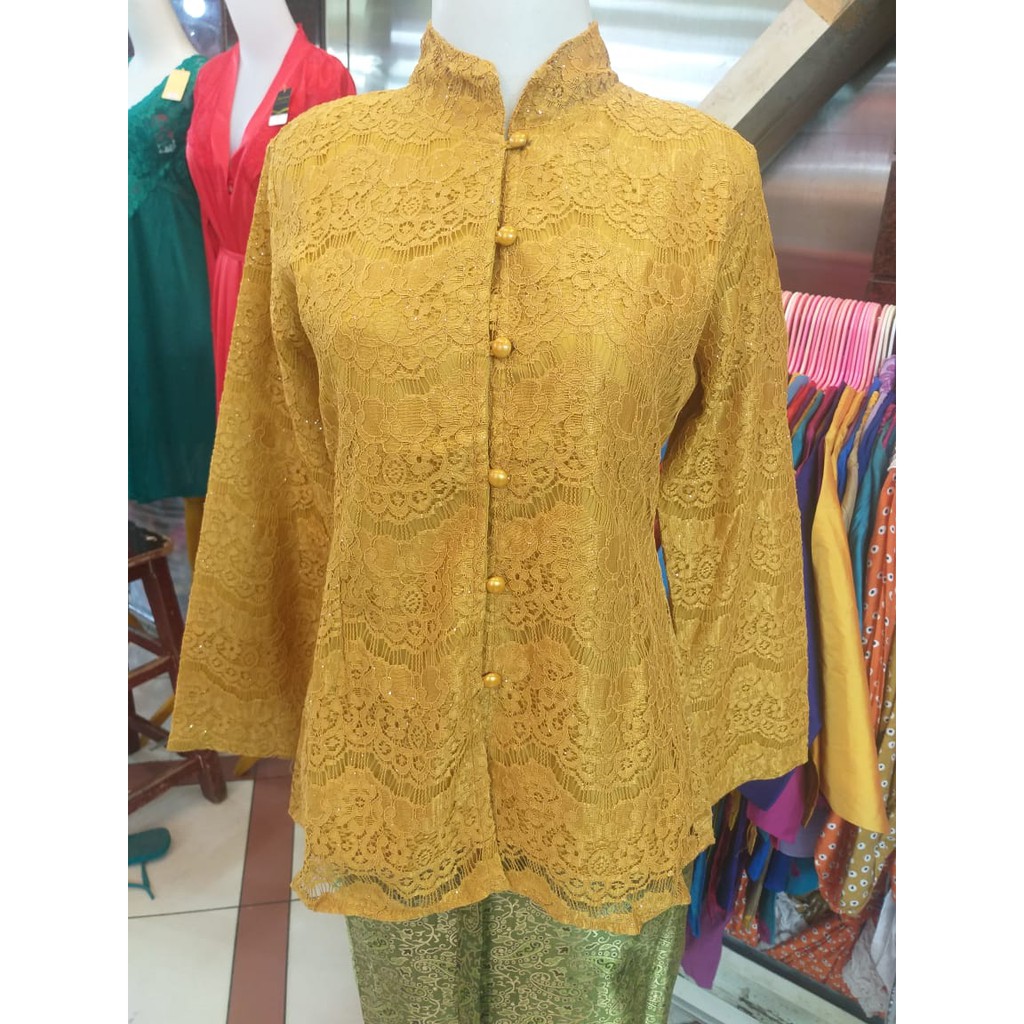 KEBAYA BROKAT LACE (GLITER)/KEBAYA FORMAL/KEBAYA BROKAT FORMAL/KEBAYA BROKAT PINQUIN