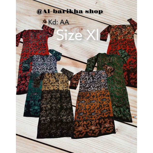 daster batik tuban lengan panjang