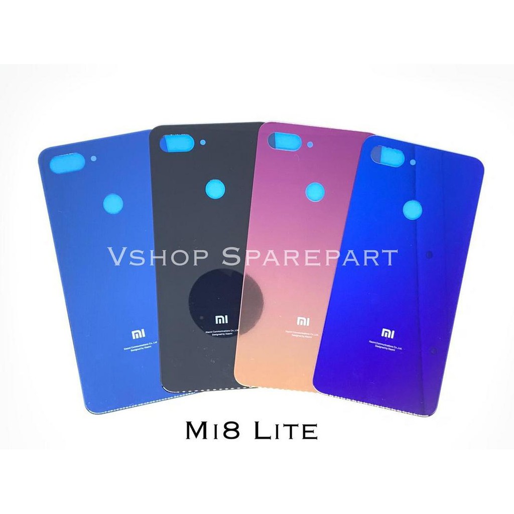 Backdoor Back door Back Casing Tutup Baterai Xiaomi Mi8 Lite