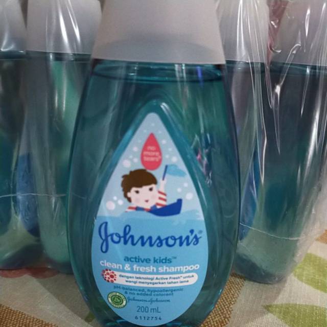 Johnsons Active Kids Clean &amp; Fresh Shampoo 200ml