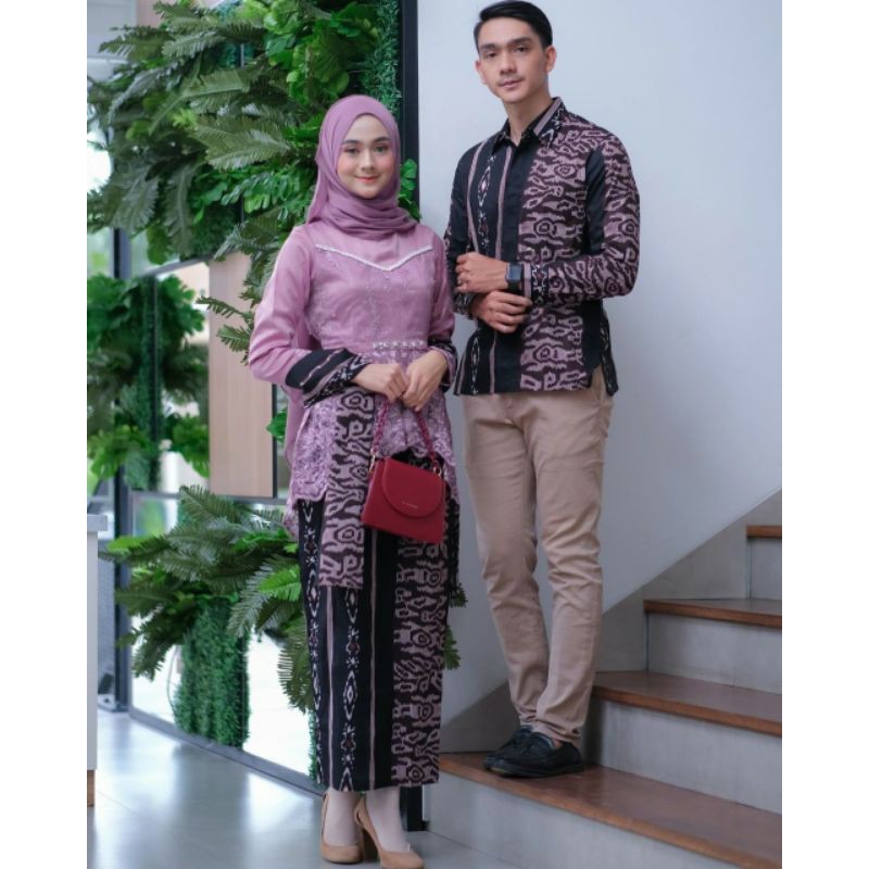 NEW ARRIVAL - SET COUPLE KEBAYA MODERN KONDANGAN WISUDA MODERN TERBARU- COUPLE ALENA