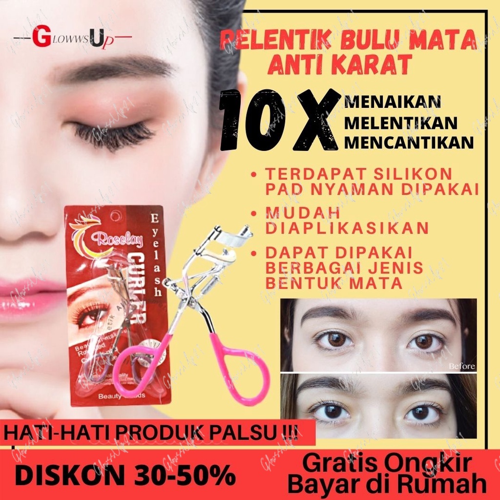 PENJEPIT BULU MATA - PELENTIK BULU MATA - EYELASH CURLER ROSELAY