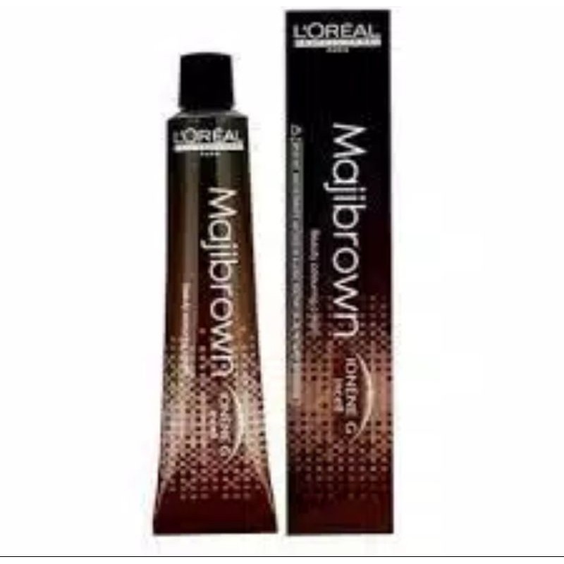 LOREAL MAJIBROWN (B5,07) BEAUTY COLOURING CREAM+OXYDANT CREME 9%