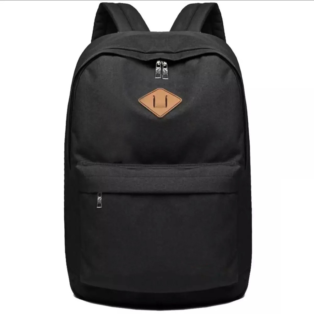 SHOPEE 6.6 SUPER SALE!! Tas Ransel Pria PM-9120 Ransel Distro Polos Backpack Laptop Terbaru - Black