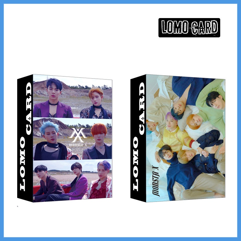 30pcs / set Kartu Pos LOMO Kpop IZONE ITZY SEVENTEEN IKON MOMOLAND