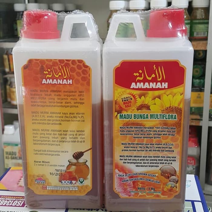 

Madu Multiflora Amanah 1kg | 100% Madu Asli ( Madu Murni Original ) - MMD2569