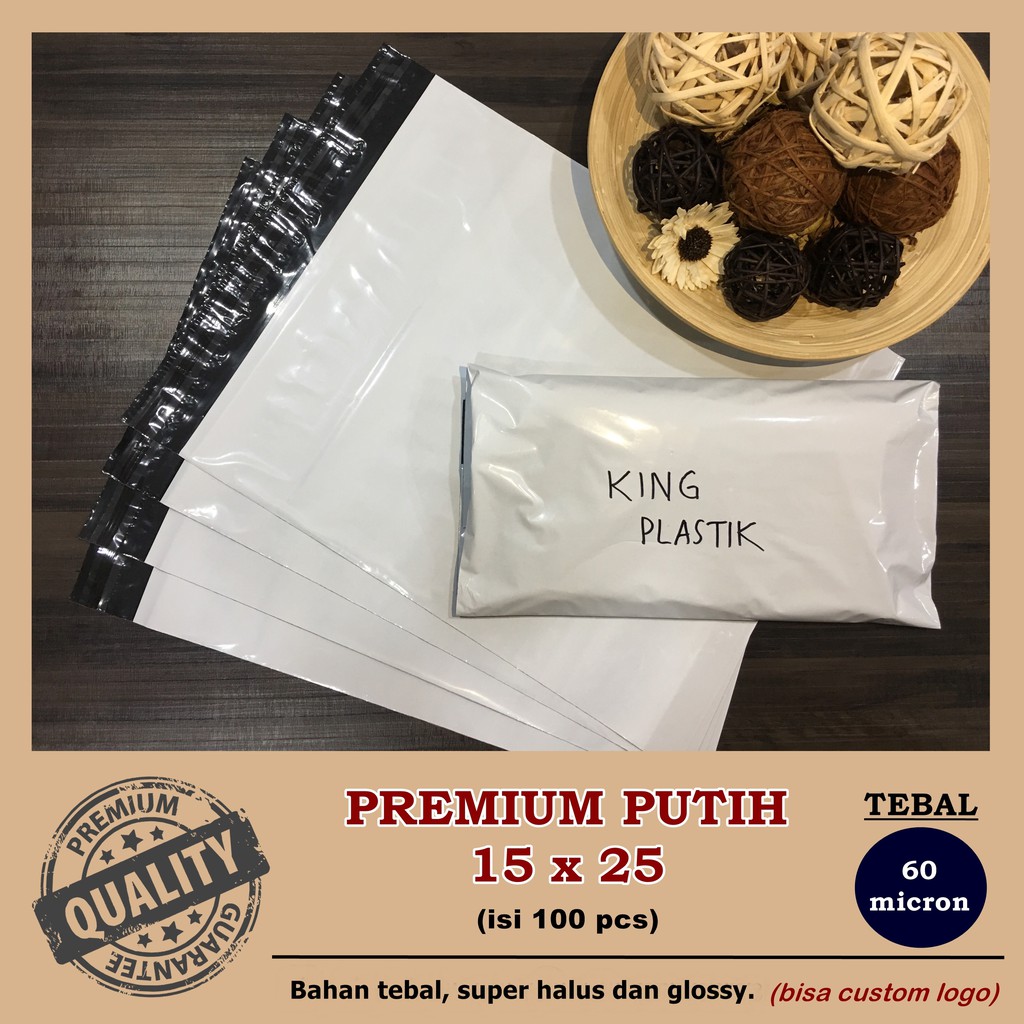 

RB 15x25cm Polymailer Kantong Online (100pcs)