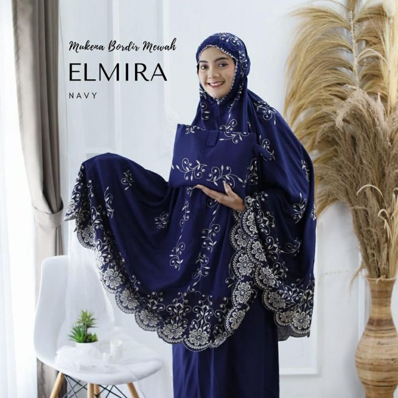 Mukena Elmira Bordir Mewah - Termurah
