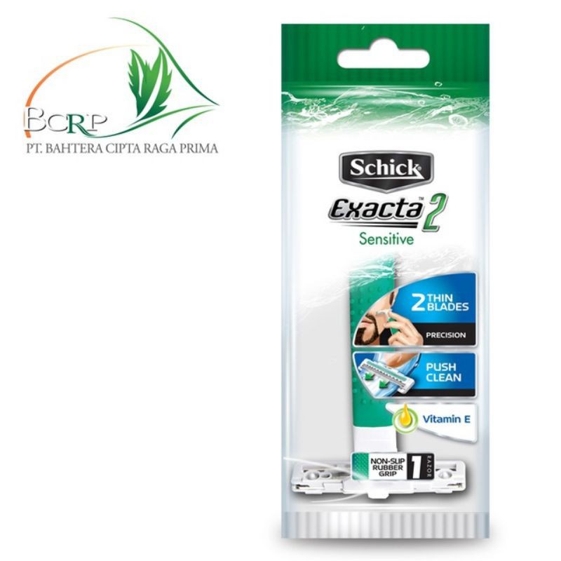 Schick Exacta Sensitive Hijau Isi 1