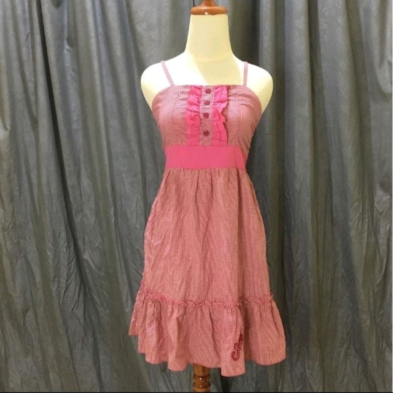 Chic Girl Pink Plaid Dress