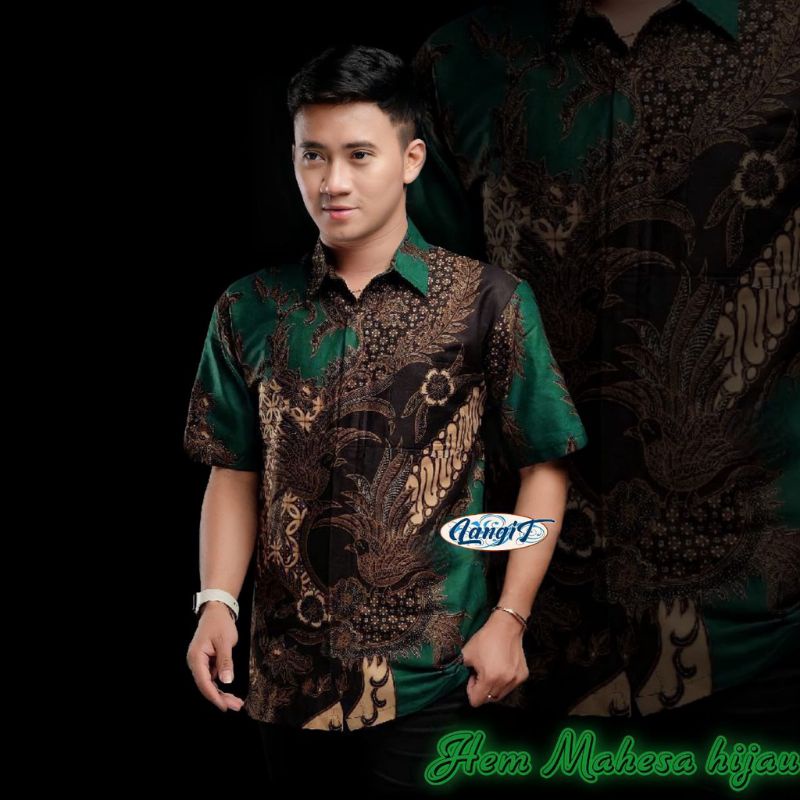 TERBARU Couple sweet || couple batik ayah dan anak cowok BATIK HIJAU