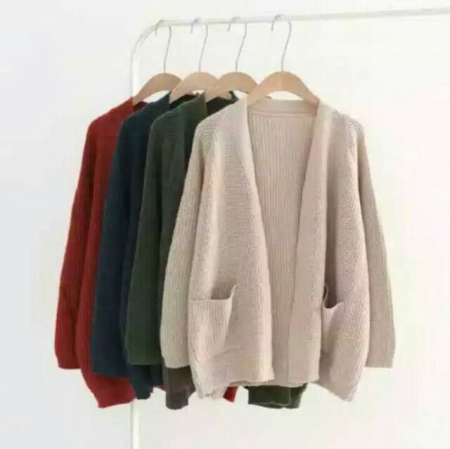 CARDIGAN KARDIGAN RAJUT HALUS LEMBUT ADEM TERBARU OUTER WANITA