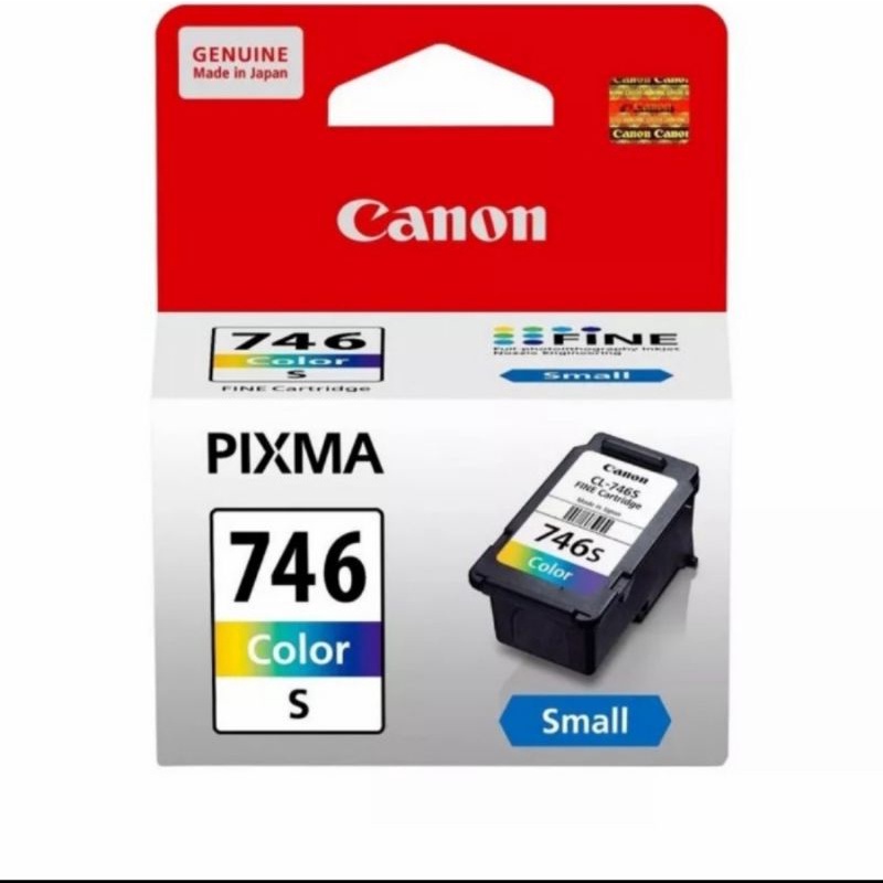 catridge canon 746s color catrid 746 warna catrid/tinta canon 746s color