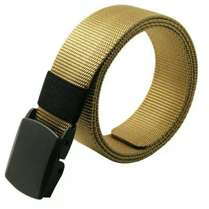 Ikat pinggang canvas tactical military belt anti metal detector