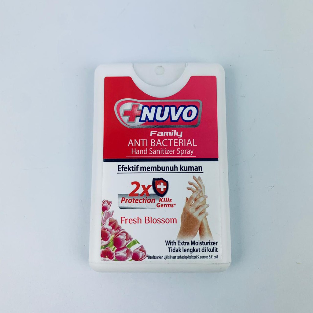 Nuvo Hand Sanitizer Spray /  Nuvo Anti Bacterial / Fresh Blossom / 18m