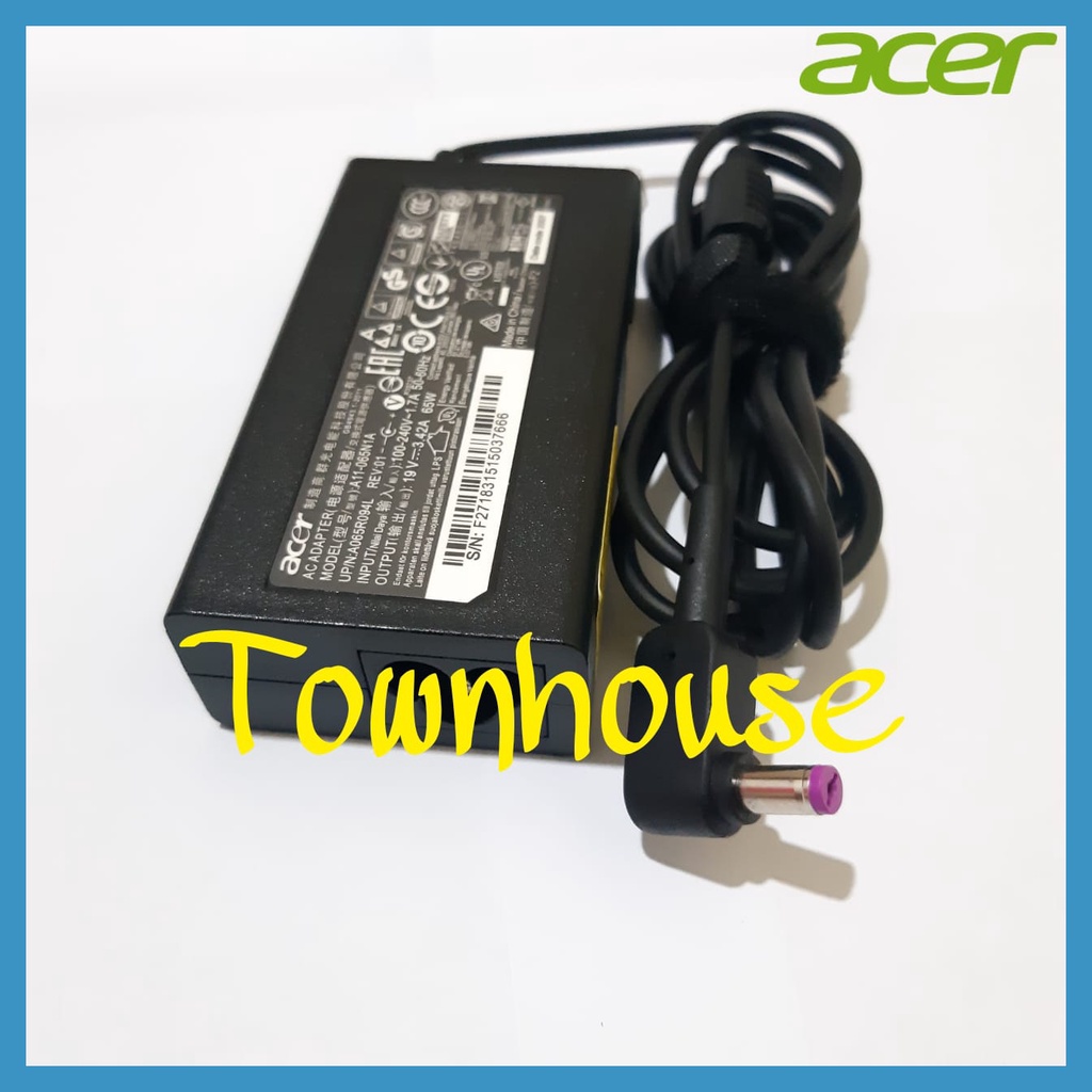 AC Adapter-Charger for Acer-Aspire N19C3 E5 E1 E15 E5-576 N16Q2 E5-575 V5 N17Q4 PA-1650-86 N17C4 Aspire 3 5 A315 R7 M5 ES1 1080