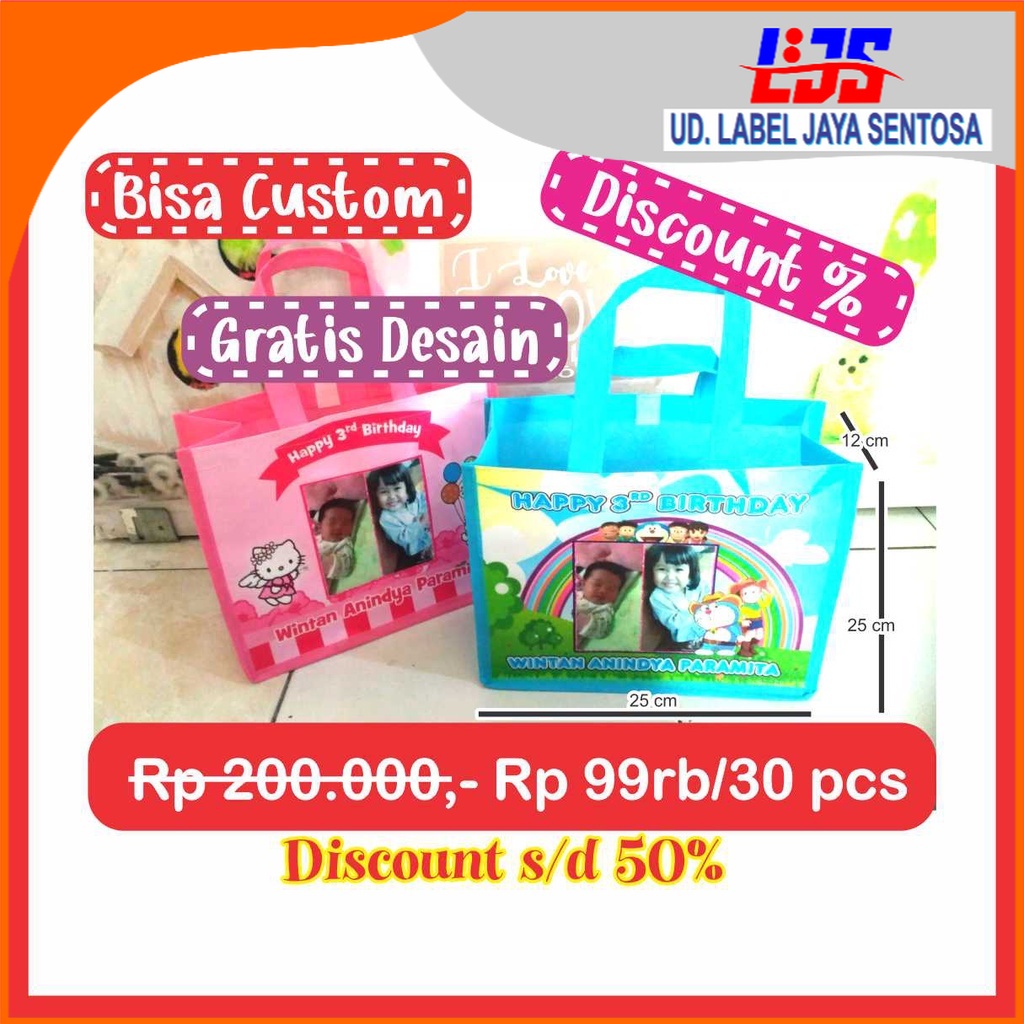 

[isi 30] Tas Ulang Tahun Terlaris [LabelJaya]