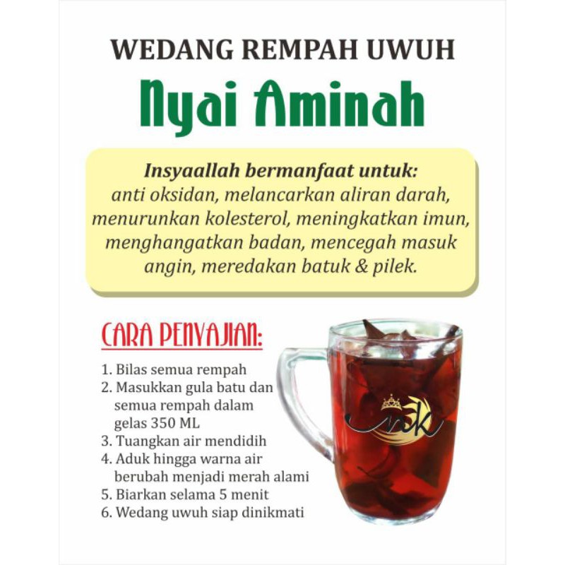 Wedang Uwuh Lengkap Indonesia