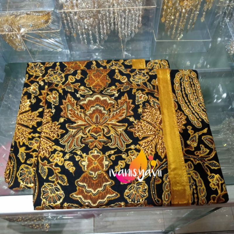 Sepasang Jarik Prodo Pengantin (Lembaran/ INSTAN), Motif Daun