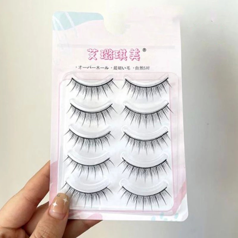 F11 - FAIRY LASHES 5 Pairs Japanese Supernatural False Eyelashes Little Devil Cosplay Natural Fairy Lash Extension False Eyelashes Big Eyes Makeup