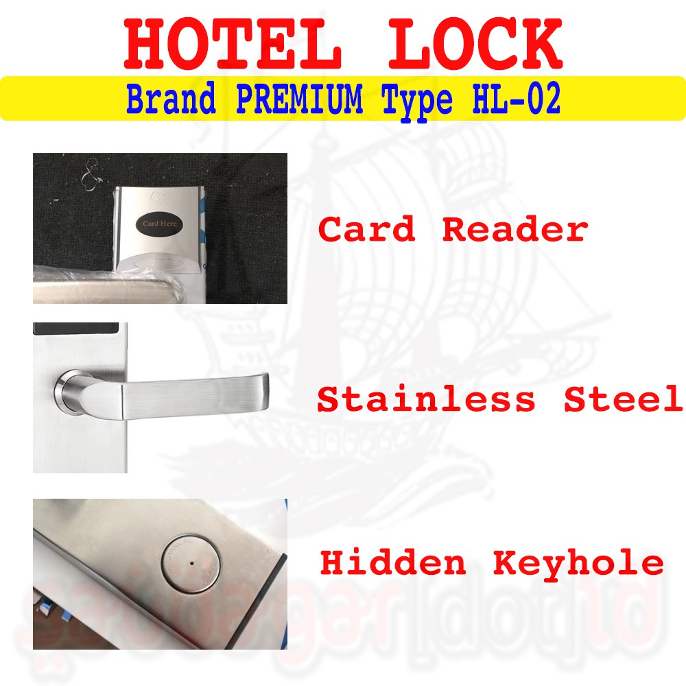 DIGITAL DOOR LOCK - KUNCI PINTU DIGITAL - MULTI UNLOCK