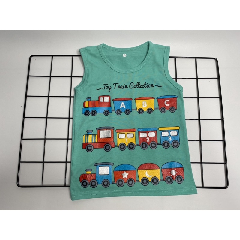 Singlet anak laki-laki-singlet TOY TRAIN 1-10 tahun