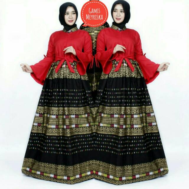 BAJU GAMIS WANITA BAJU GAMIS BATIK