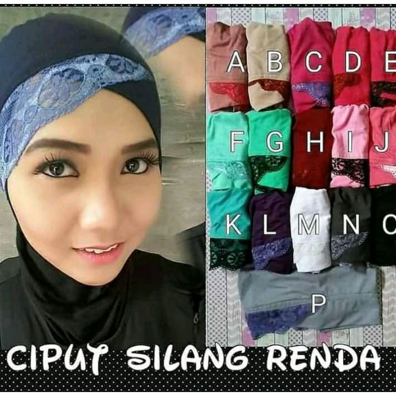 ciput silang renda