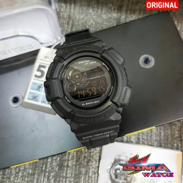 Jam pria DIGITEC DG 5028 mudman sport original tahan air