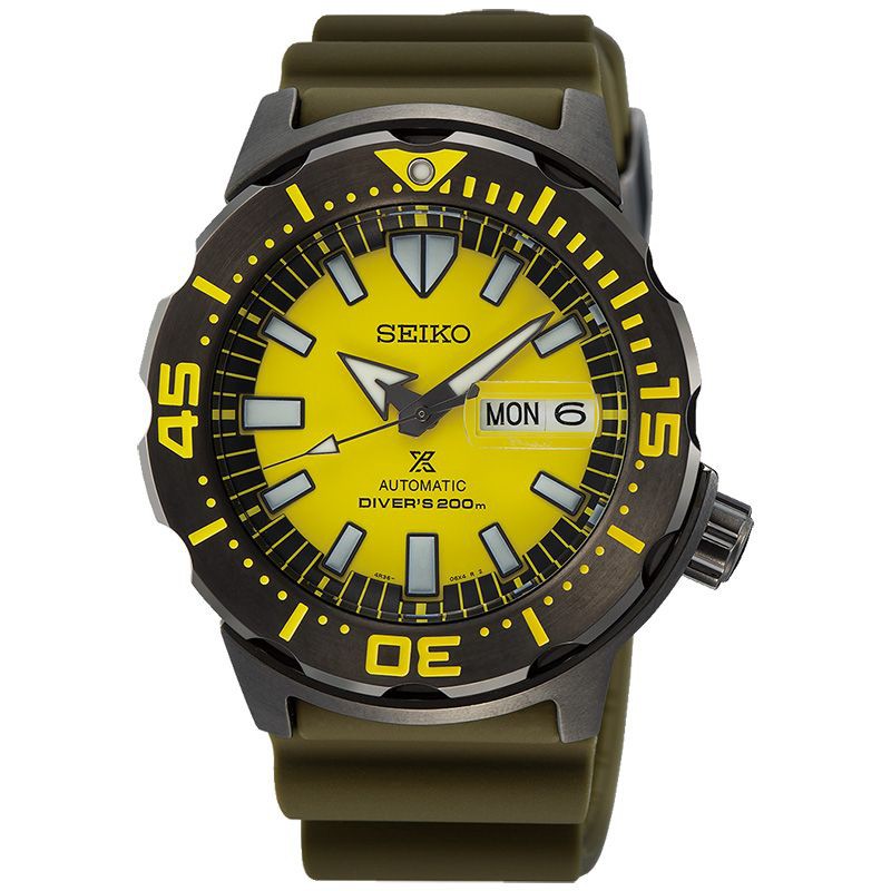 Jam Tangan SEIKO PROSPEX 100% ORIGINAL AUTOMATIC Special Edition Yellow Monster