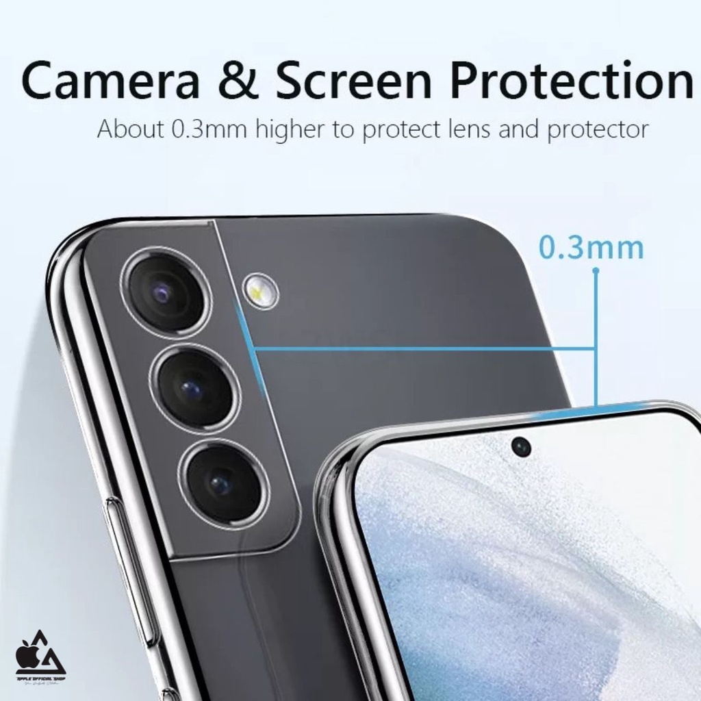 Softcase Clear Bening SAMSUNG S22 ULTRA S22+ S22 plus S21 FE 5G 2022 S20 FE NOTE 20 ULTRA S21+ S21 ULTRASoft Case Camera Protection Silikon Jelly Cover