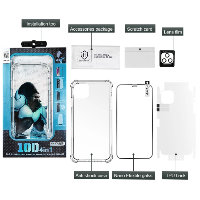 ANTI SHOCK case iPhone 11 / 11 PRO / 11 PRO MAX ATOUCHBO - FREE ANTI GORES