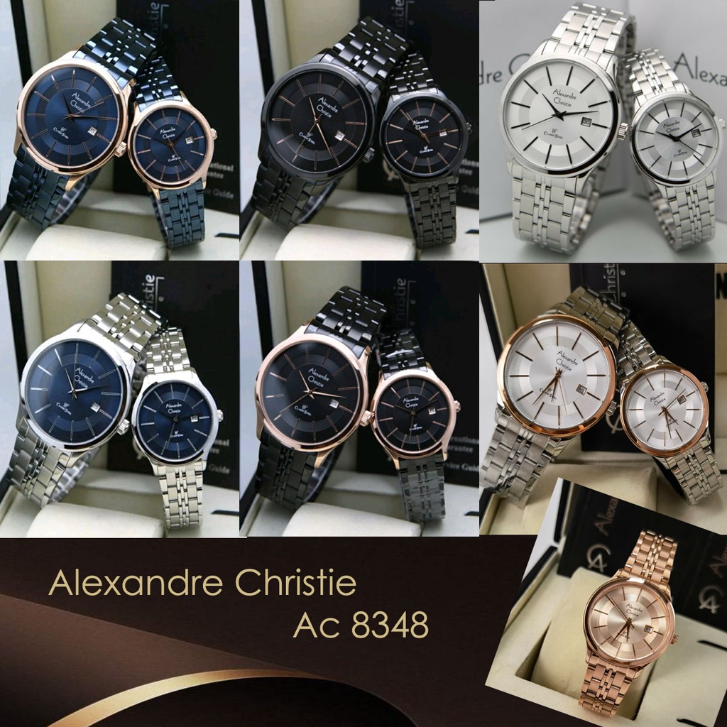 Alexandre Christie Ac 8348 / ac8348 / AC 8678 / AC 8654 Jam Tangan Original Garnasi Resmi 1 Tahun