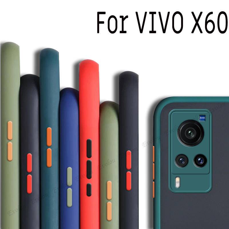 Case Bumper Silikon Matte Translucent Shockproof Cover vivo X80 X70 X60 X50 Pro X80Pro X70Pro X60Pro X50Pro