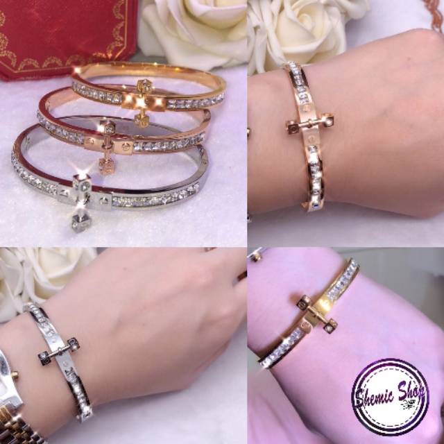 New Cartier Love Barbel Ceystal😍