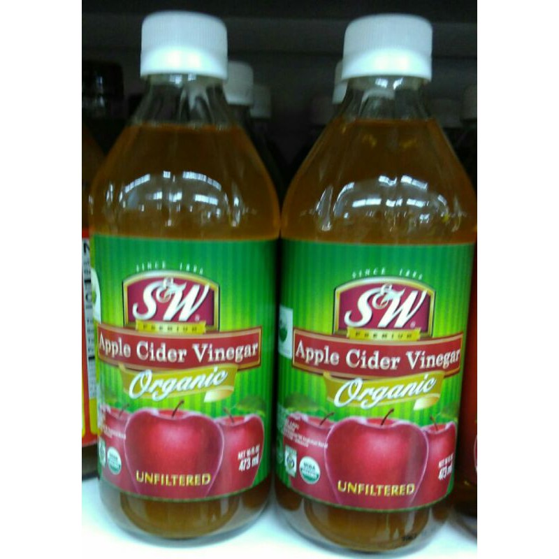 S&W ORGANIC APPLE CIDER VINEGAR 473 MIL