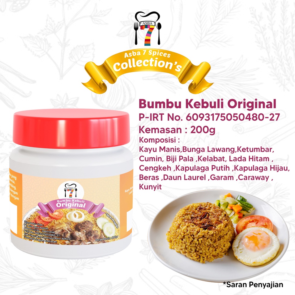 

ASBA BUMBU KEBULI ORIGINAL TOPLES 200G