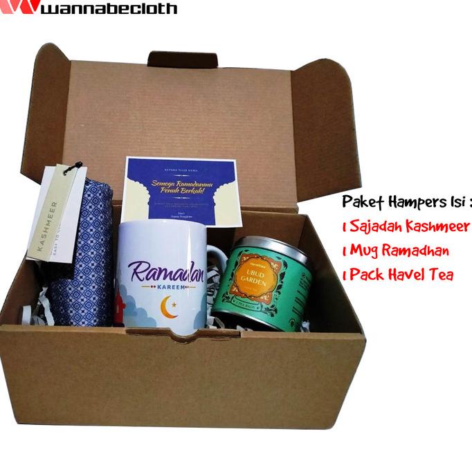 

Hampers Ramadhan Ramadan Paket Mug Ramadhan Sajadah Kashmeer Haveltea