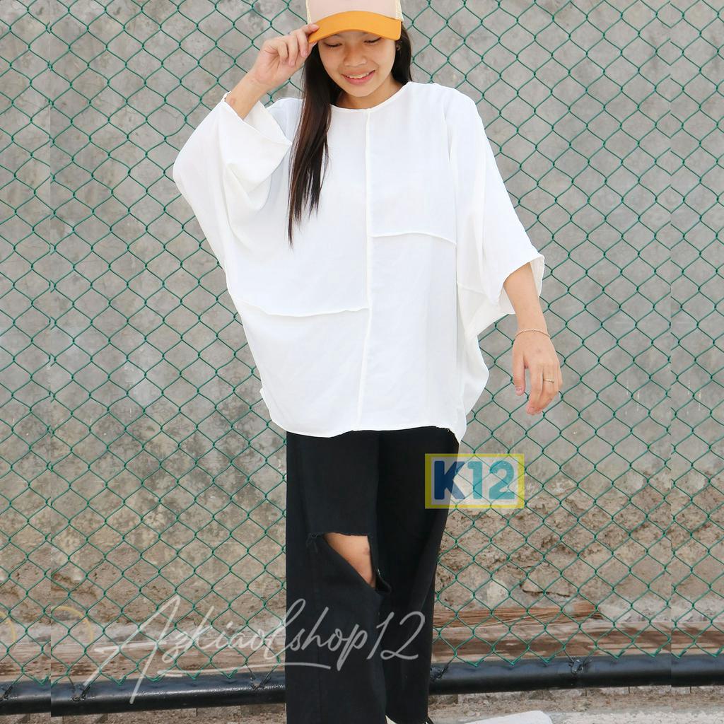 (BISA COD) ADELLE BLOUSE CRINKLE ATASAN BAJU WANITA