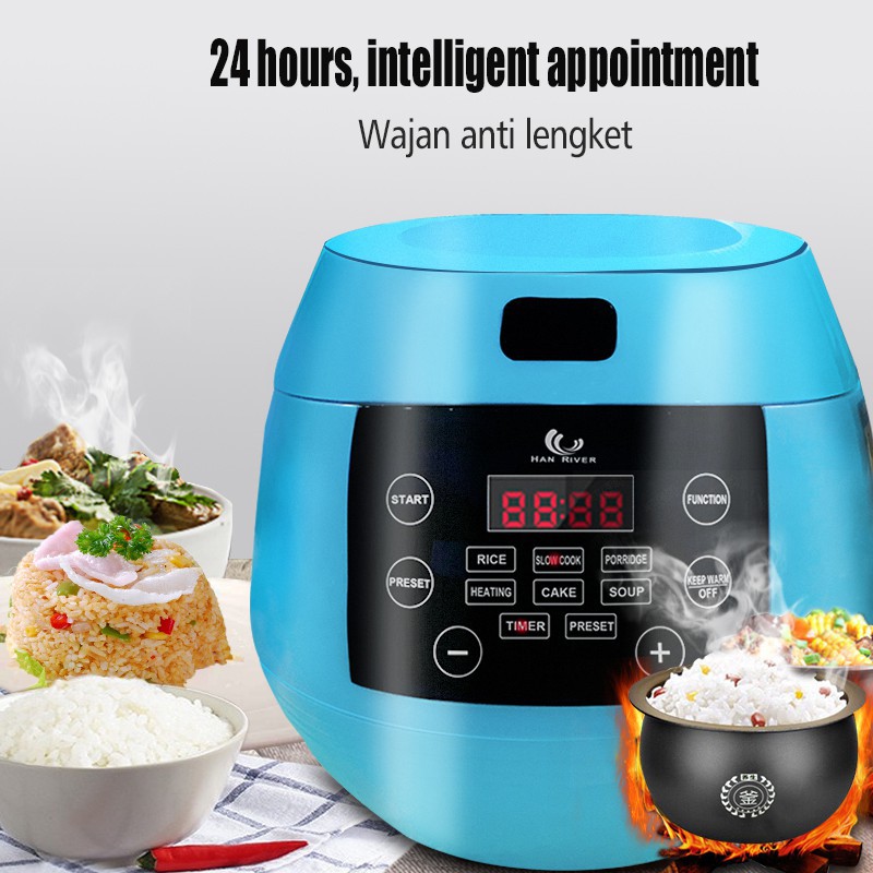 Rice Cooker Han River Smart Rice Cooker Penanak Nasi 1L Garansi Resmi