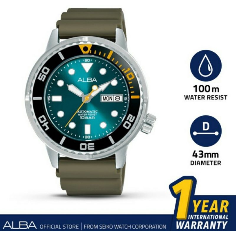 Alba Men Automatic AL4249X1 AL4249 Garansi Resmi ORIGINAL