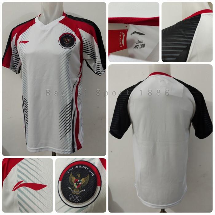 Flum | Jersey Badminton Tim Indonesia Olimpiade Tokyo 2020 Baju Lining L153