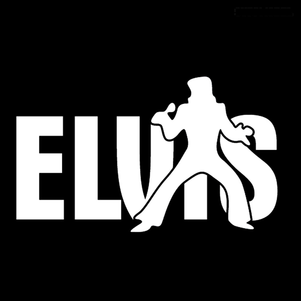 Stiker Vinyl Reflektif Elvis Untuk Bumper / Jendela Mobil